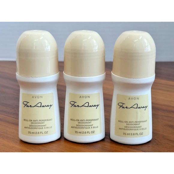 Avon Other - Avon Roll-On Antiperspirant Deodorant, Far Away 2.6 fl.oz. (3 PACK)